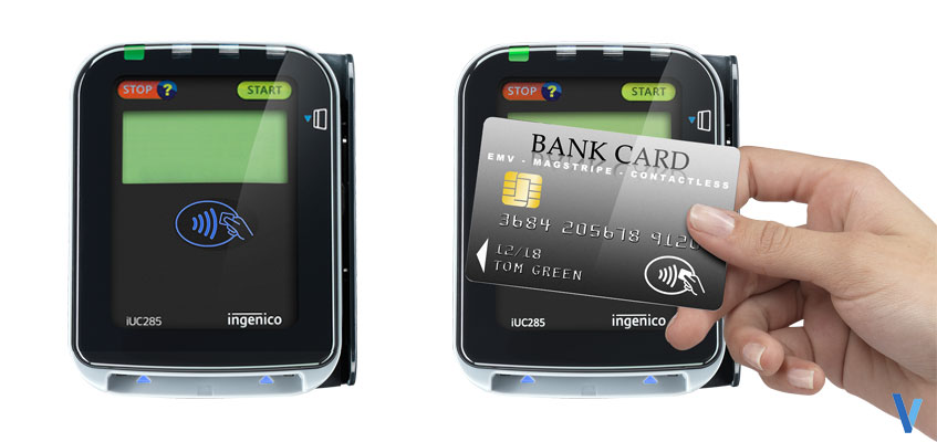 Terminal de Paiement Carte Bancaire Mobile Lecteur de Carte NFC RFID sans  Contact - Lecteur de carte - Achat & prix